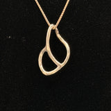 Sterling silver butterfly wing pendant