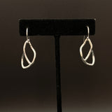 Butterfly wing sterling silver earrings