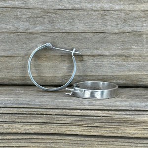 Sterling Silver Hoop Earrings