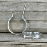 Sterling Silver Hoop Earrings