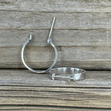 Sterling Silver Hoop Earrings