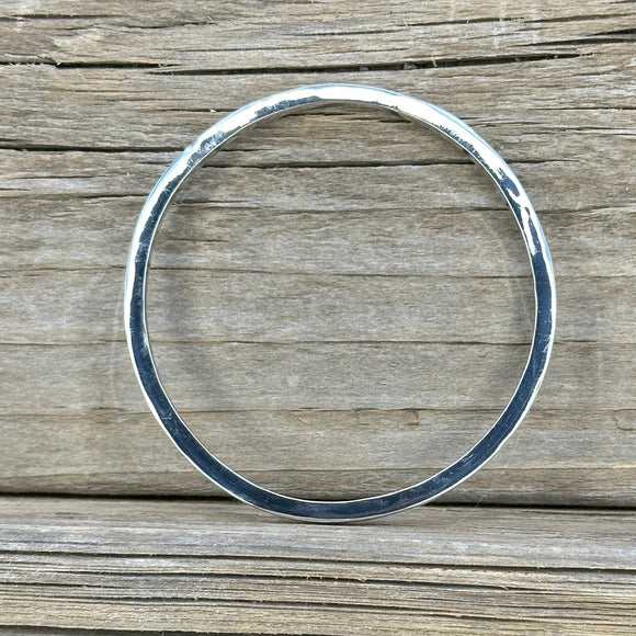 Sterling Silver Square Wire Bangle Bracelet