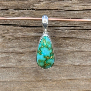 Sonoran Mountain Turquoise and Sterling Silver Pendant