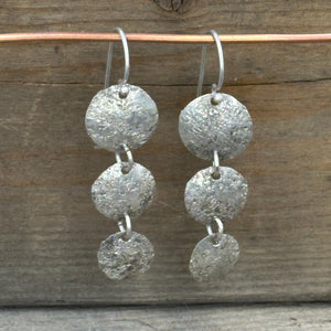 Sterling Silver Cannon Ball Earrings