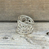 Faux Filigree Circle Ring