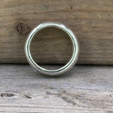 Turquoise and Lapis Sterling Silver Eternity Ring