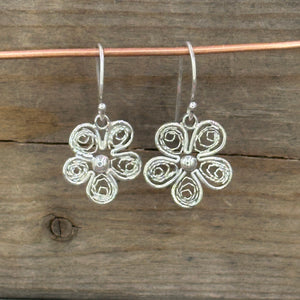 Filigree Flower Earrings