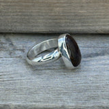 Sterling Silver Dino Fossil Ring