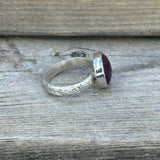 Lepidolite and Sterling Silver Ring