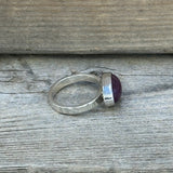 Lepidolite and Sterling Silver Ring