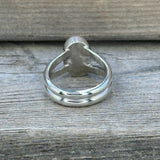 Sonoran Mountain Split Shank Sterling Silver Ring