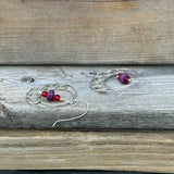 Sugilite Filigree Earrings