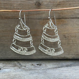 Filigree Three Tier Earrings