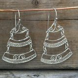 Filigree Three Tier Earrings