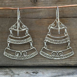 Filigree Three Tier Earrings