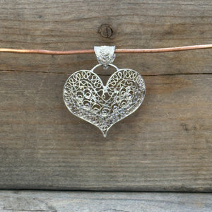 Filigree Heart Pendant