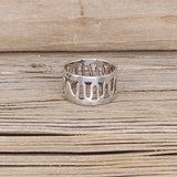 Sterling Silver Wavier Ring