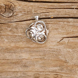 Triple Spiral Sterling Silver Aromatic Locket