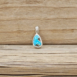 Old Stock Sleeping Beauty Turquoise Pendant