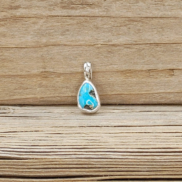 Old Stock Sleeping Beauty Turquoise Pendant